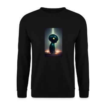 Extraterrestre | OVNI | Vaisseau spatial | PAU | étranger - Sweat-shirt Unisexe - noir - Devant - Alina (178cm) & Michal (187cm)