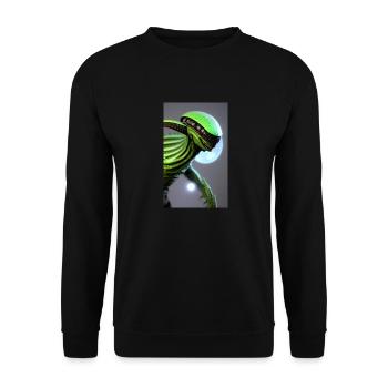 Extraterrestre | OVNI | Vaisseau spatial | PAU | étranger - Sweat-shirt Unisexe - noir - Devant - Alina (178cm) & Michal (187cm)