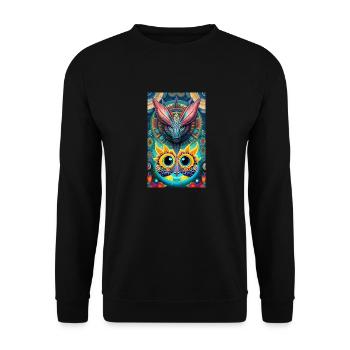 Extraterrestre | OVNI | Vaisseau spatial | PAU | étranger - Sweat-shirt Unisexe - noir - Devant - Alina (178cm) & Michal (187cm)