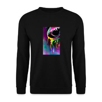Extraterrestre | OVNI | Vaisseau spatial | PAU | étranger - Sweat-shirt Unisexe - noir - Devant - Alina (178cm) & Michal (187cm)