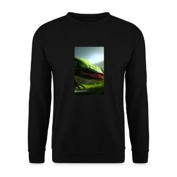 Extraterrestre | OVNI | Vaisseau spatial | PAU | étranger - Sweat-shirt Unisexe - noir - Devant - Alina (178cm) & Michal (187cm)