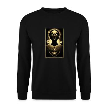 Extraterrestre | OVNI | Vaisseau spatial | PAU | étranger - Sweat-shirt Unisexe - noir - Devant - Alina (178cm) & Michal (187cm)
