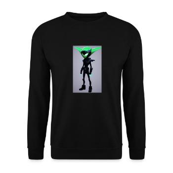 Extraterrestre | OVNI | Vaisseau spatial | PAU | étranger - Sweat-shirt Unisexe - noir - Devant - Alina (178cm) & Michal (187cm)