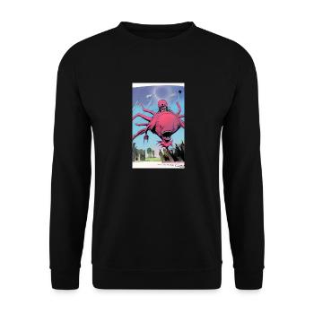 Extraterrestre | OVNI | Vaisseau spatial | PAU | étranger - Sweat-shirt Unisexe - noir - Devant - Alina (178cm) & Michal (187cm)