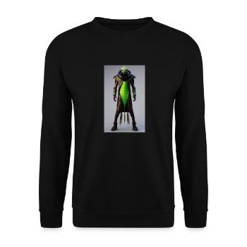Extraterrestre | OVNI | Vaisseau spatial | PAU | étranger - Sweat-shirt Unisexe - noir - Devant - Alina (178cm) & Michal (187cm)