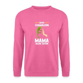 Beste Chamäleon Mama aller Zeiten - Unisex Pullover - Pink - Vorne