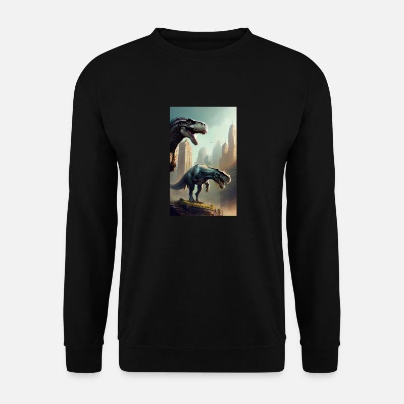 Dinosaurier | T-Rex | Tyrannosaurus - Unisex Pullover - Schwarz