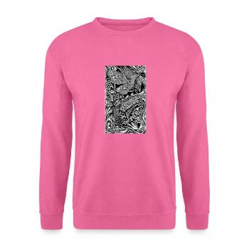 Aigle | Oiseaux | Liberté | Animaux - Sweat-shirt Unisexe - rose - Devant