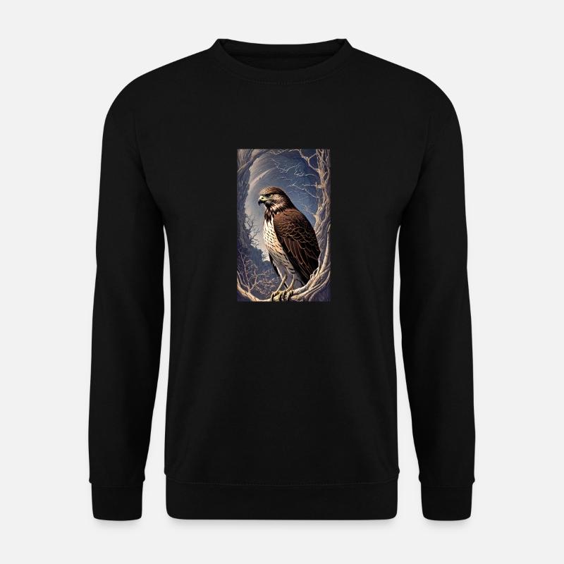 Adler | Vogel | Freiheit | Tiere - Unisex Pullover - Schwarz