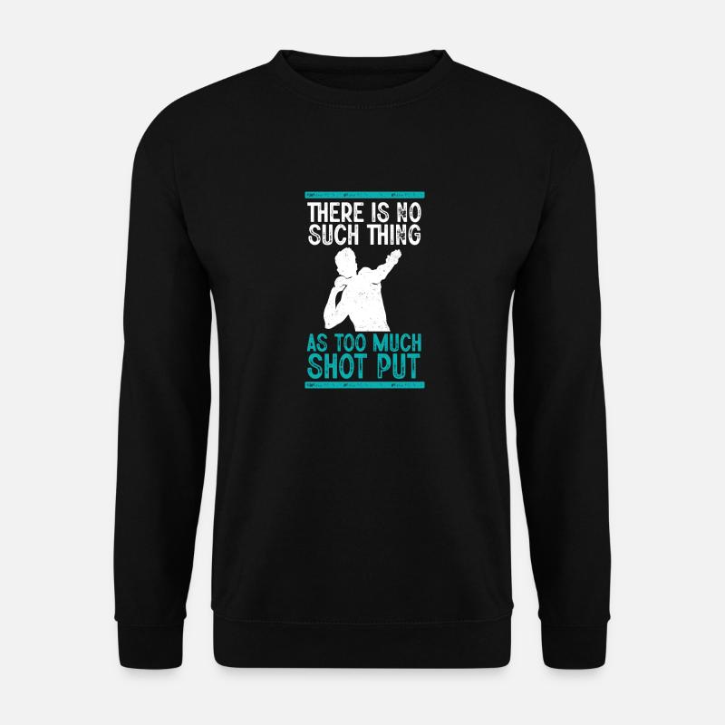 Kugelstoßen Werfen Leichtathletik - Unisex Pullover - Schwarz