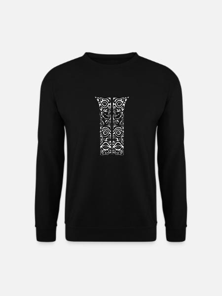 Maori chest logo 22 white - Unisex Sweatshirt - black
