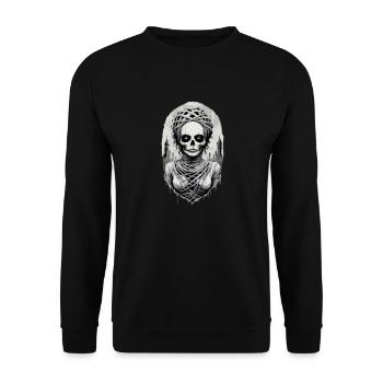 portrait d une momie 2 - Sweat-shirt Unisexe - noir - Devant - Alina (178cm) & Michal (187cm)