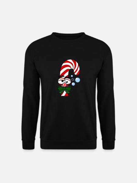 Drunken candy cane - Unisex Sweatshirt - black