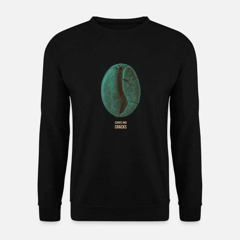 Curves & Cracks - Unisex Pullover - Schwarz