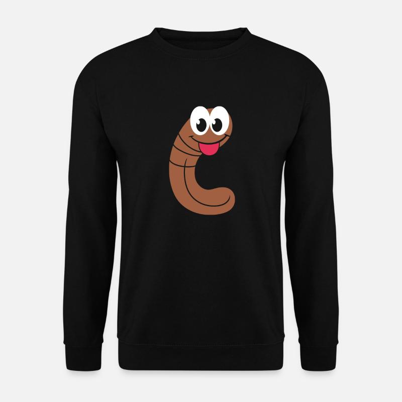 regenwürmer - Unisex Pullover - Schwarz