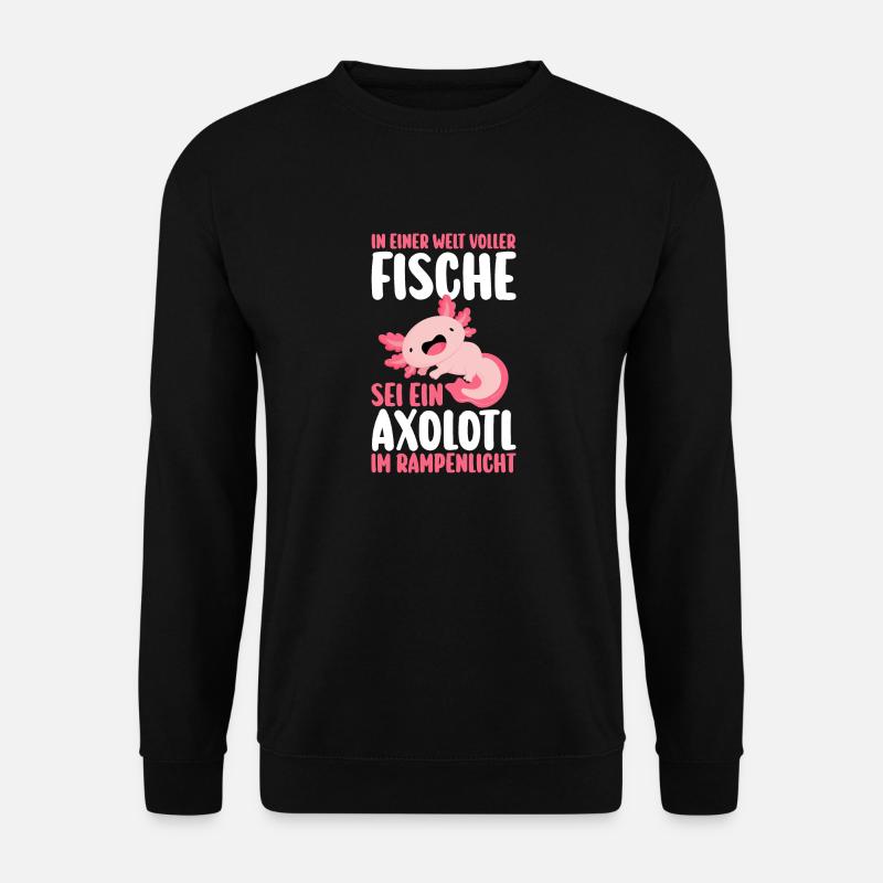 Axolotl - Unisex Pullover - Schwarz