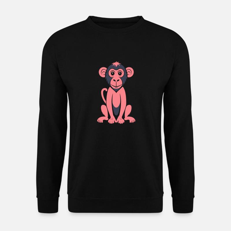 Baboon monkey - Unisex Sweatshirt - black