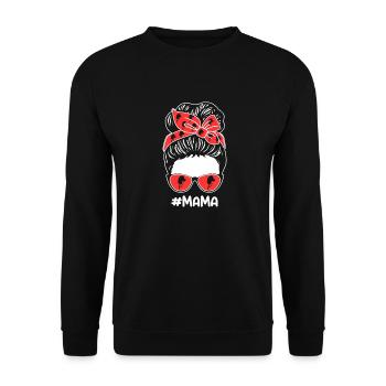 Hobby Cheval Maman Maman Hobby Horsing - Sweat-shirt Unisexe - noir - Devant - Alina (178cm) & Michal (187cm)