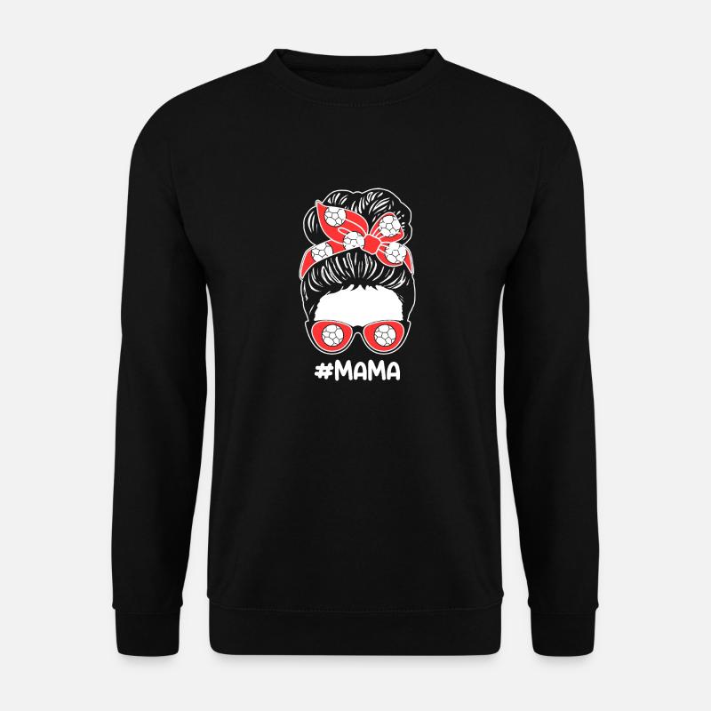 Handballer Mama Mutter Handball - Unisex Pullover - Schwarz