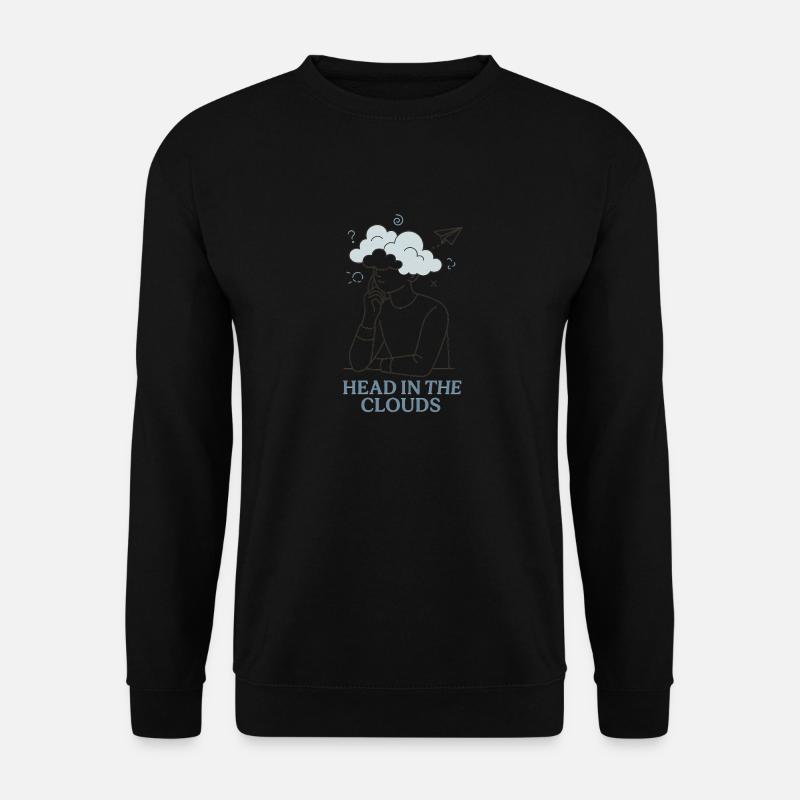 Head in the Clouds - Unisex Sweatshirt - black