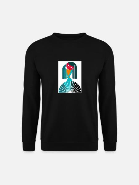 verseau abstrait - Sweat-shirt Unisexe - noir