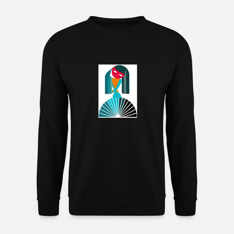 verseau abstrait - Sweat-shirt Unisexe - noir