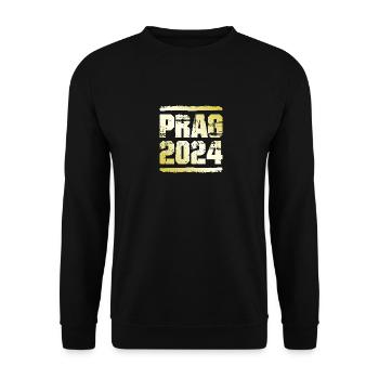 Prague 2024 Médaille d’or - Sweat-shirt Unisexe - noir - Devant - Alina (178cm) & Michal (187cm)