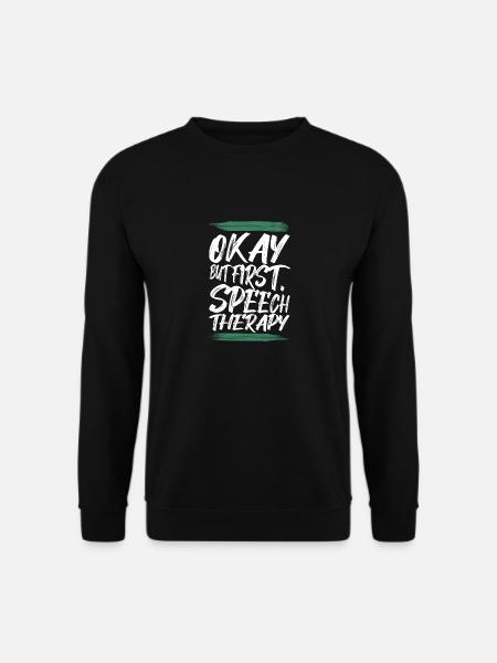 Logopäde Sprachtherapie Sprachtherapeut - Unisex Pullover - Schwarz