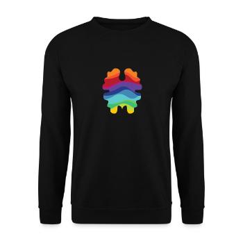 Rainbownut - Sweat-shirt Unisexe - noir - Devant - Alina (178cm) & Michal (187cm)