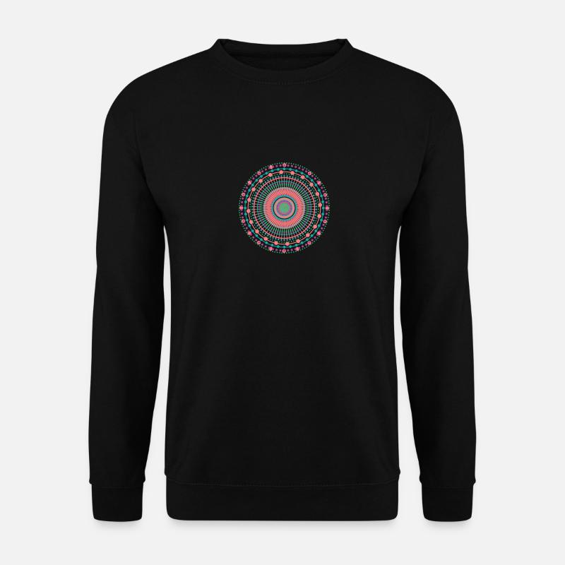 mandala - Unisex Pullover - Schwarz