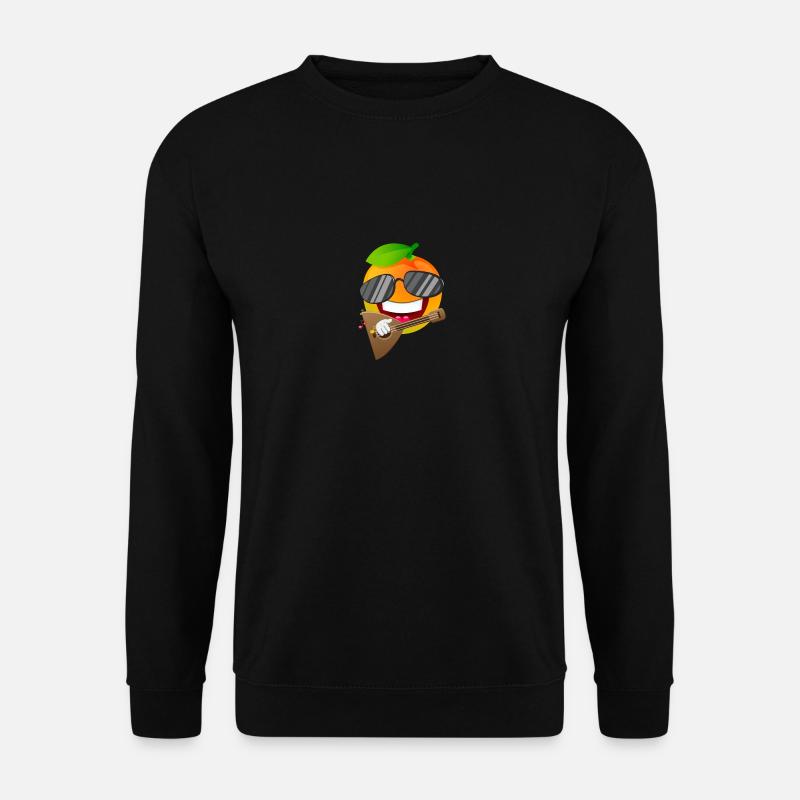 Peach Pfirsich Emoji - Unisex Pullover - Schwarz