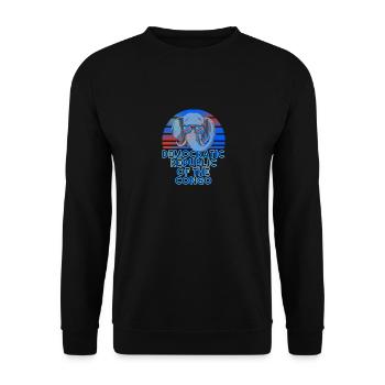 Demokratische Republik Kongo - Unisex Pullover - Schwarz - Vorne - Alina (178cm) & Michal (187cm)
