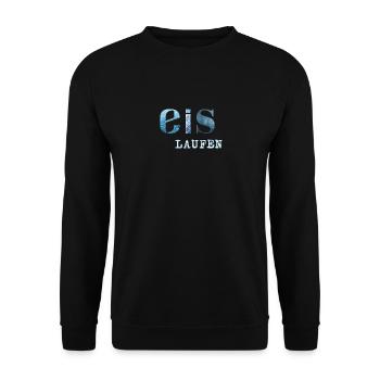 EIS Laufen - Modern Style - Unisex Pullover - Schwarz - Vorne - Alina (178cm) & Michal (187cm)