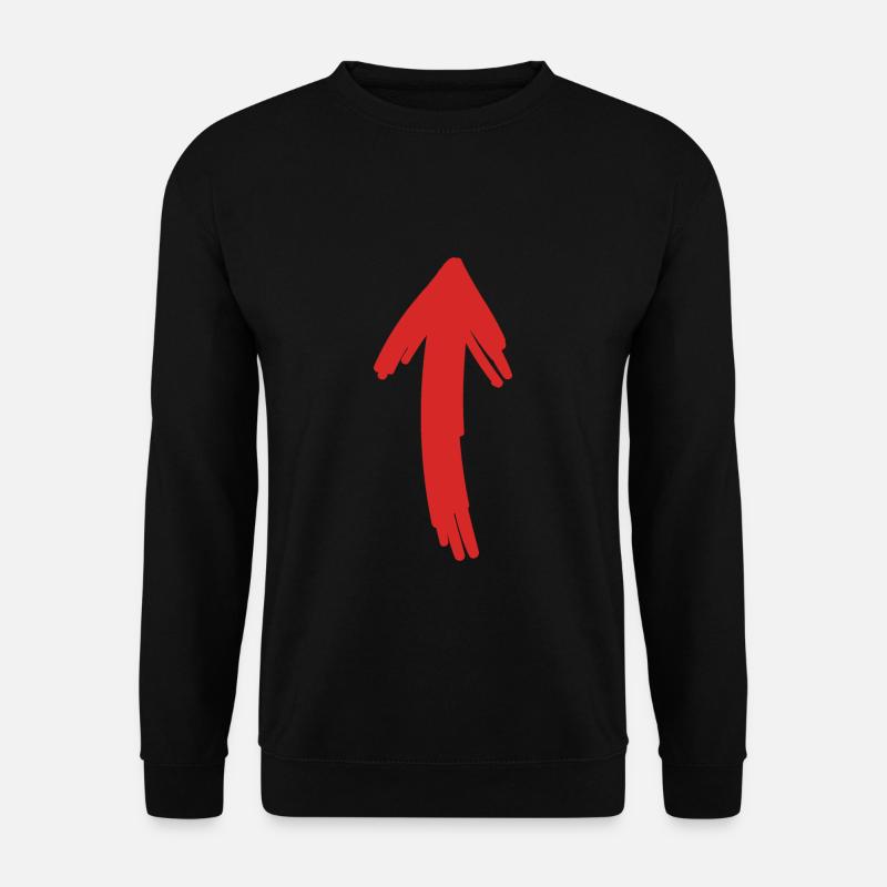 Pfeil - Unisex Pullover - Schwarz