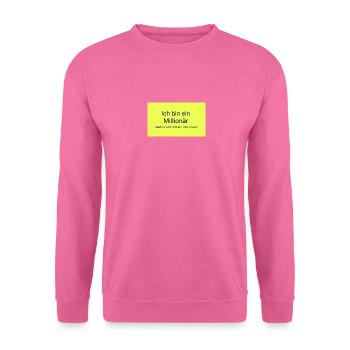Millionär - Unisex Pullover - Pink - Vorne