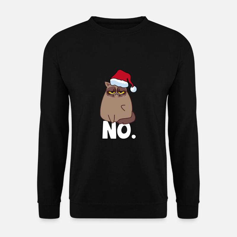 Grumpy Cat Ugly Sweater - Unisex Sweatshirt - black