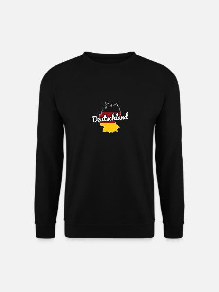 Deutschland Map - Unisex Sweatshirt - black