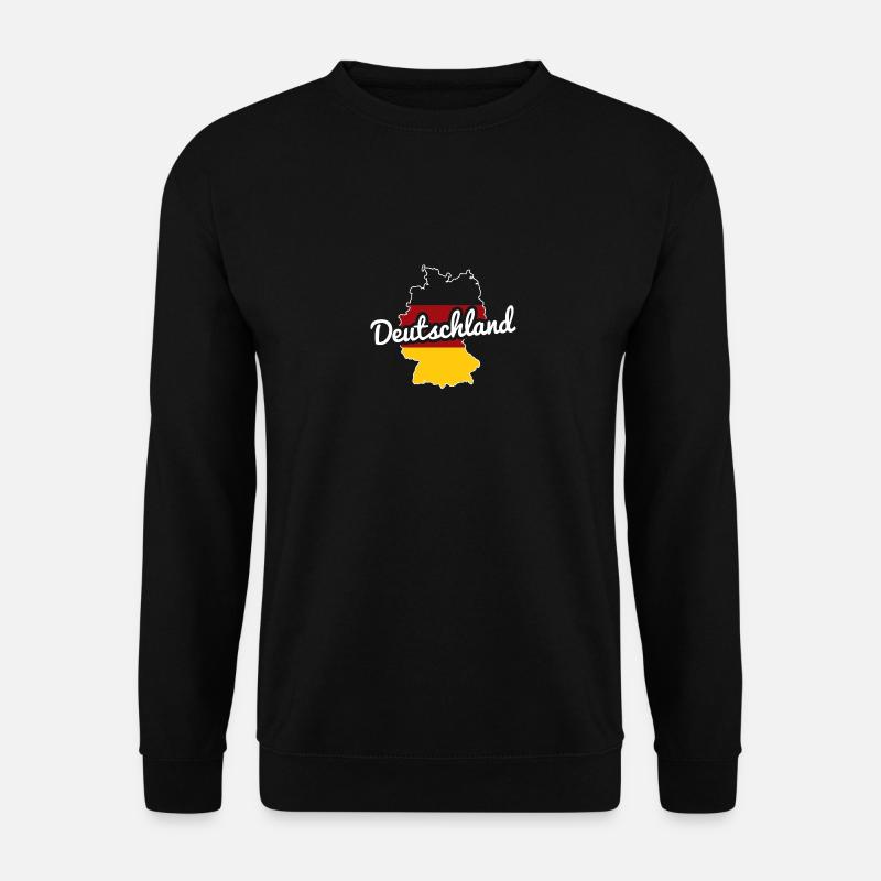 Deutschland Karte - Unisex Pullover - Schwarz