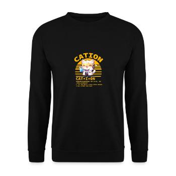 Kation - Unisex Pullover - Schwarz - Vorne - Alina (178cm) & Michal (187cm)