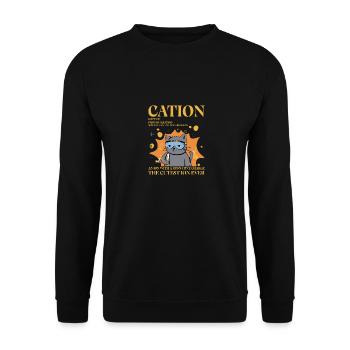 Kation - Unisex Pullover - Schwarz - Vorne - Alina (178cm) & Michal (187cm)