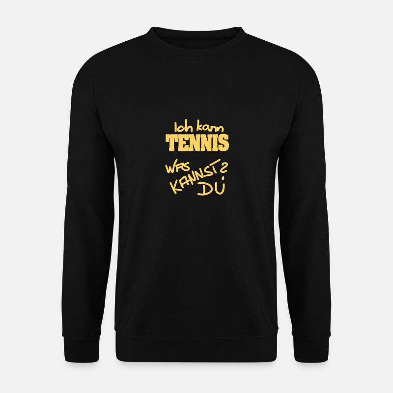 tennis - Unisex Pullover - Schwarz