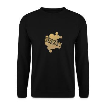 Bryan - Unisex Pullover - Schwarz - Vorne - Alina (178cm) & Michal (187cm)
