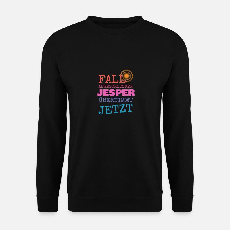Vorname Jesper - Unisex Pullover - Schwarz
