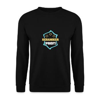 Beruf Keramiker - Unisex Pullover - Schwarz - Vorne - Alina (178cm) & Michal (187cm)
