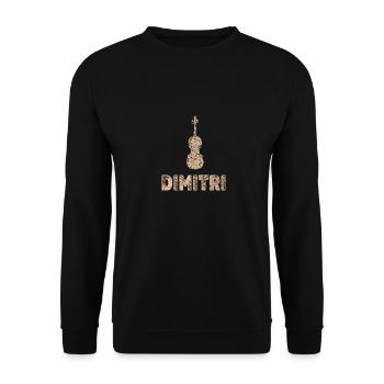Viola Dimitri - Sweat-shirt Unisexe - noir - Devant - Alina (178cm) & Michal (187cm)