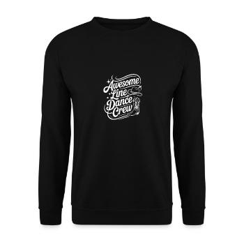 Line Dance Crew Wonderful Line Team - Unisex Sweatshirt - black - Front - Alina (178cm) & Michal (187cm)