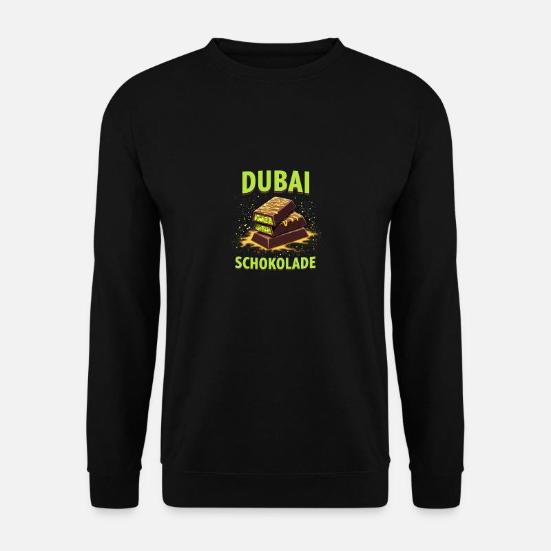 Dubai Chocolate - Chocolate Meme - Unisex Sweatshirt - black