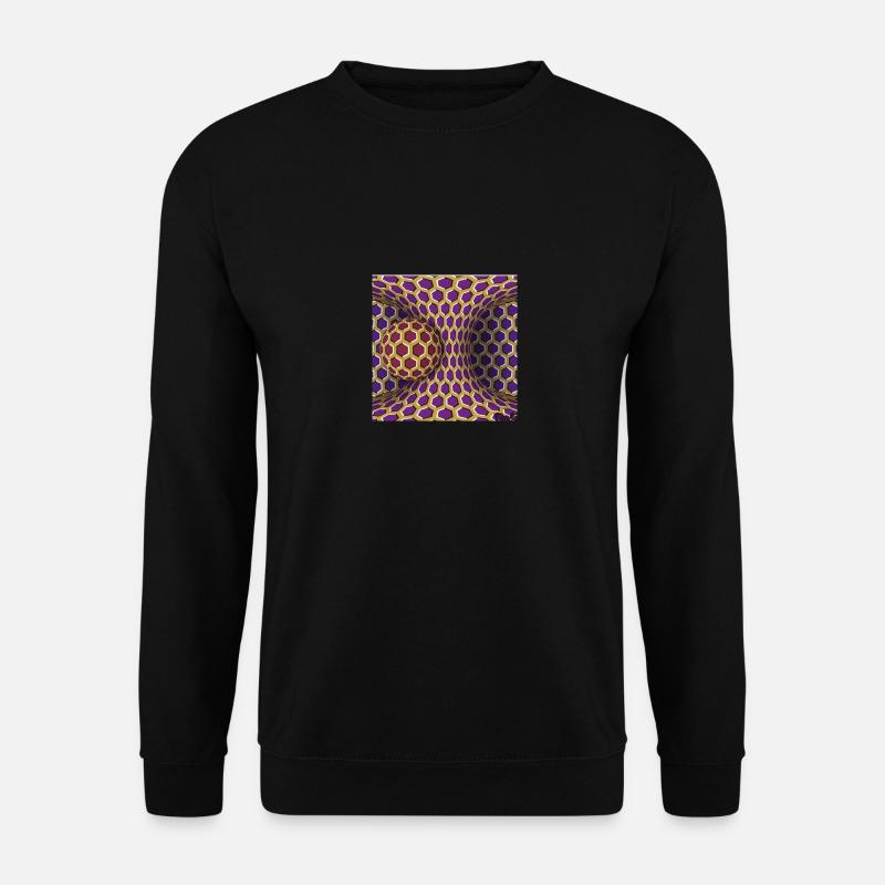 Optische Täuschung - Unisex Pullover - Schwarz