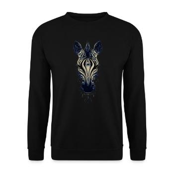 Art Zèbre - Sweat-shirt Unisexe - noir - Devant - Alina (178cm) & Michal (187cm)