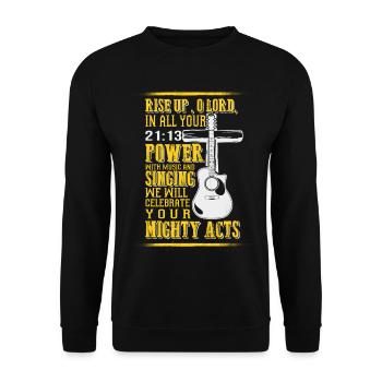 Praying Lord Guitar - EN - Sweat-shirt Unisexe - noir - Devant - Alina (178cm) & Michal (187cm)
